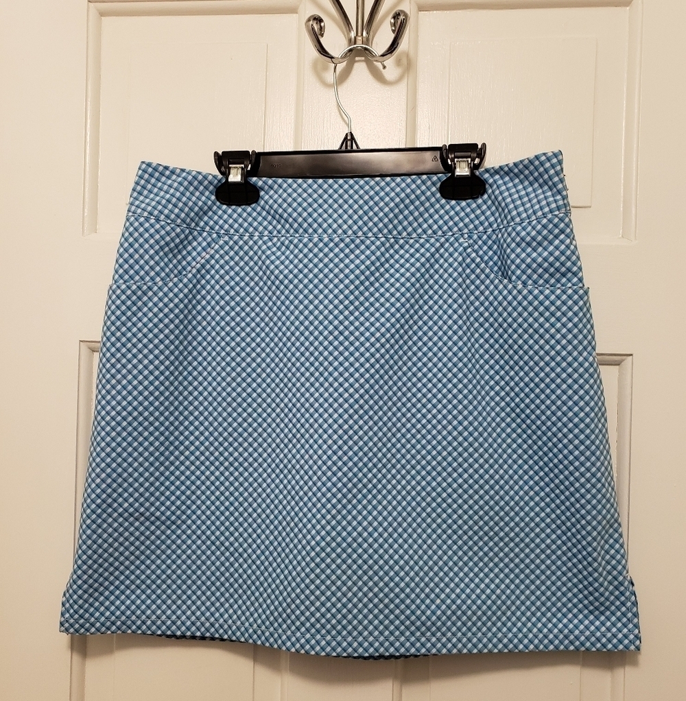 Adidas Blue & White Skort Size 6, Athlesiure, Athletic, Golf